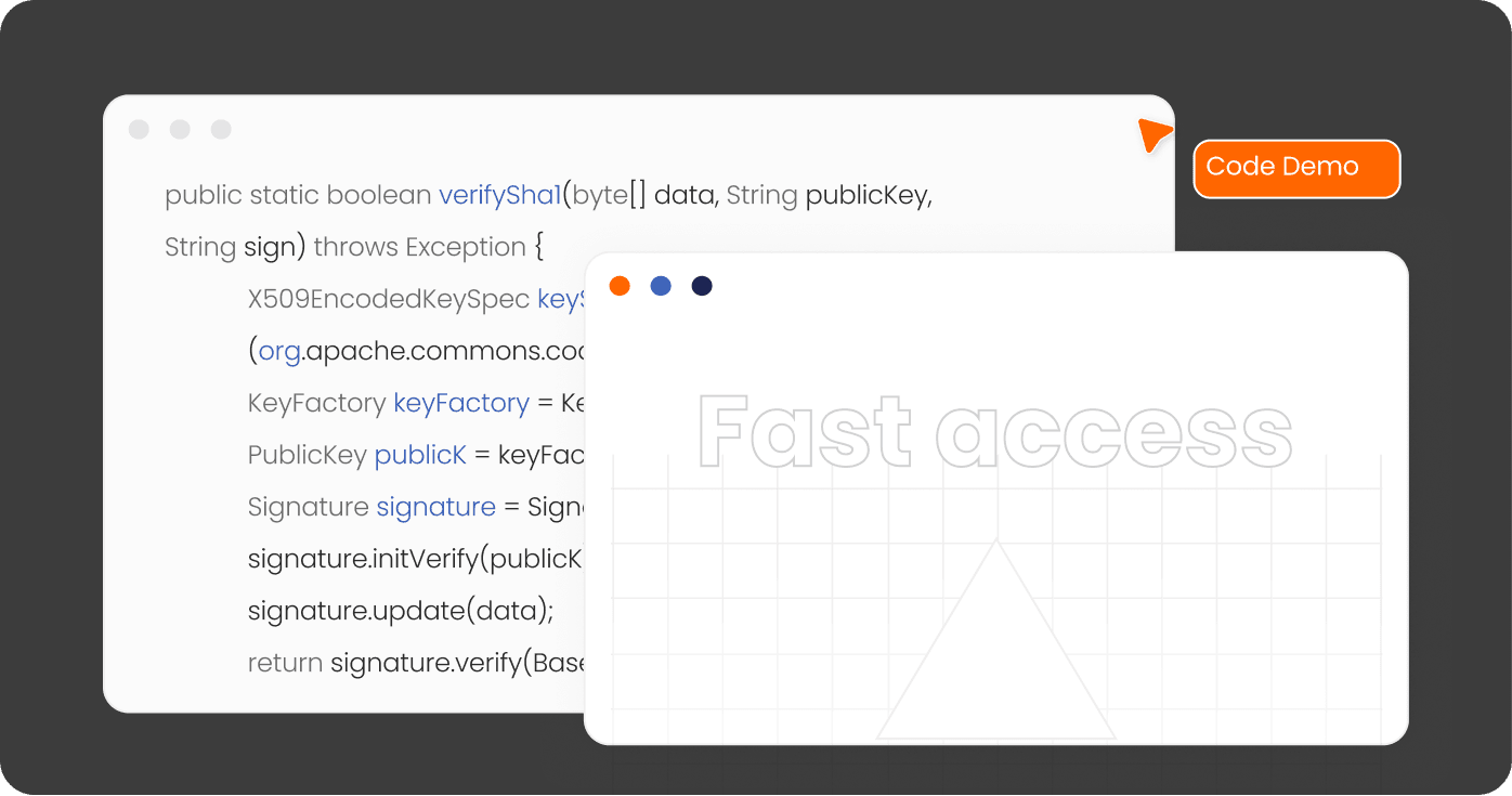 Code sample from the Paylink US payout API integration